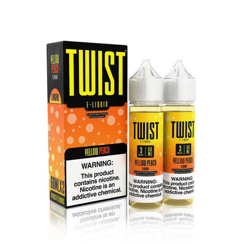 Lemon Twist E-Liquid - Yellow Peach (Peach Blossom Lemonade) background